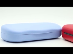 R516 Blue Clamshell Glasses Case , ABS Plastic Custom Printed Glasses Case