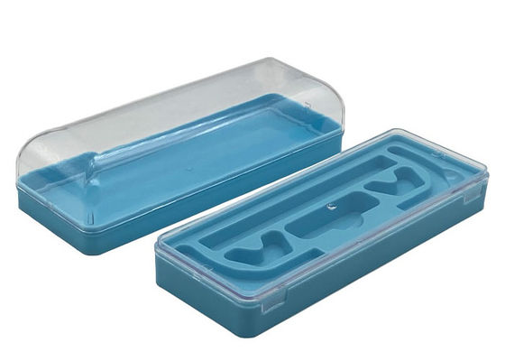 Double Layer Clear Plastic Eyeglass Case