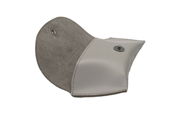 Cute Spectacle Case Leather Custom Logo Embossed