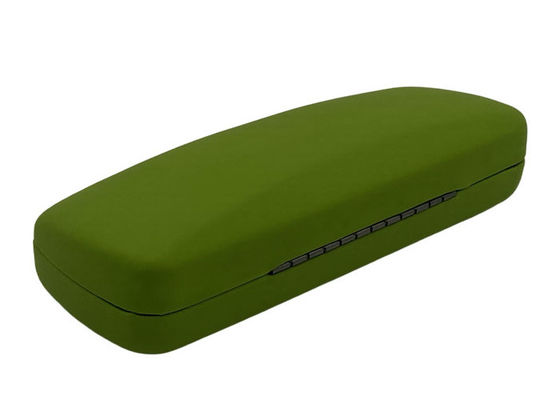 OEM Hard Clamshell Glasses Case , Green Iron Glasses Case
