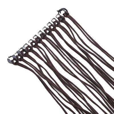 Black Glasses Rope Chain , Nylon Fiber Rope Eyeglass String Holder