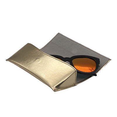 Soft Luxury Magnetic Closure 16.7CM Sunglass Case Leather Glasses Case