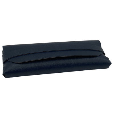 Pu 19cm Slim Leather Glasses Case Packaging Boxes Oem Embossing Logo