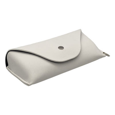 Durable Soft Embossing Portable Sunglass Case Women Men Horizontal