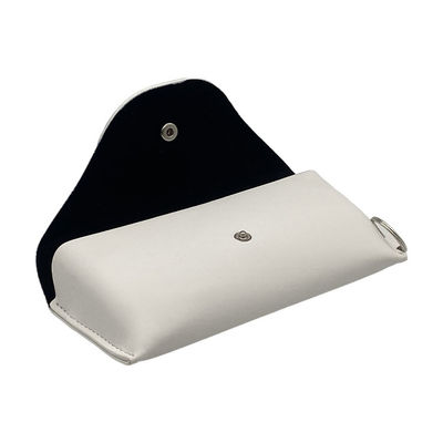 Durable Soft Embossing Portable Sunglass Case Women Men Horizontal