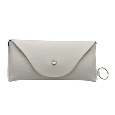 Durable Soft Embossing Portable Sunglass Case Women Men Horizontal
