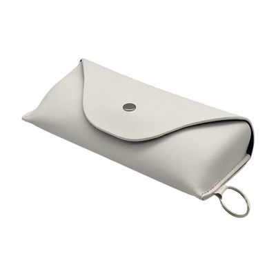 Durable Soft Embossing Portable Sunglass Case Women Men Horizontal