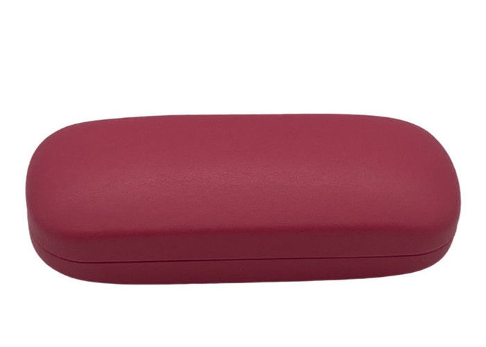 Eco Friendly Clamshell Metal Glasses Case , Custom Logo Glasses Case