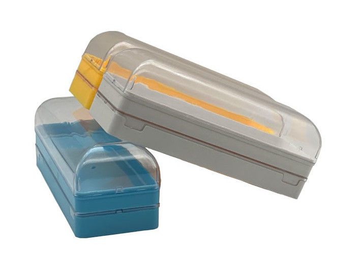 Double Layer Clear Plastic Eyeglass Case