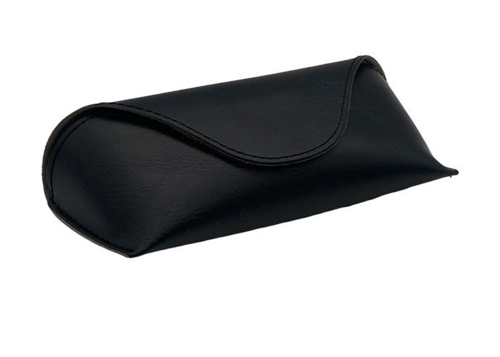 17cm Black Soft Leather Glasses Case