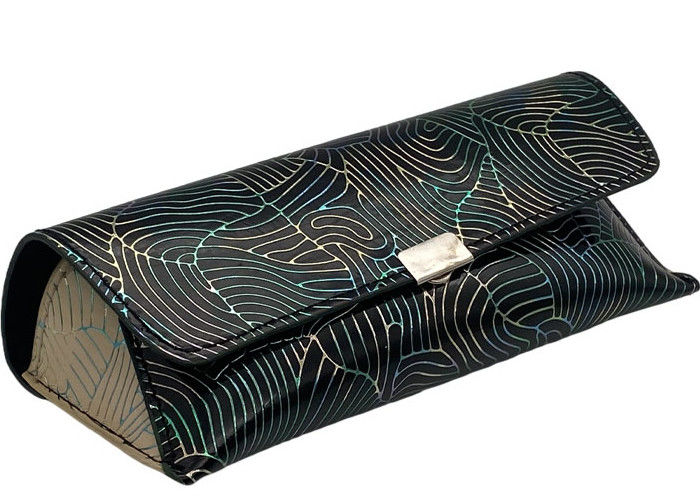 Custom Printing Handmade Leather Glasses Case , Leather Spectacle Case