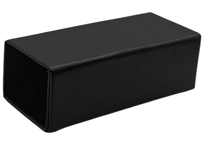 Black Folding Handmade Cuboid Custom Glasses Cases