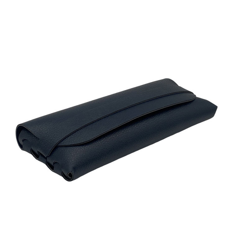 Pu 19cm Slim Leather Glasses Case Packaging Boxes Oem Embossing Logo