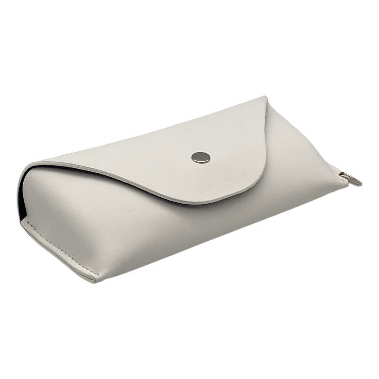 Durable Soft Embossing Portable Sunglass Case Women Men Horizontal